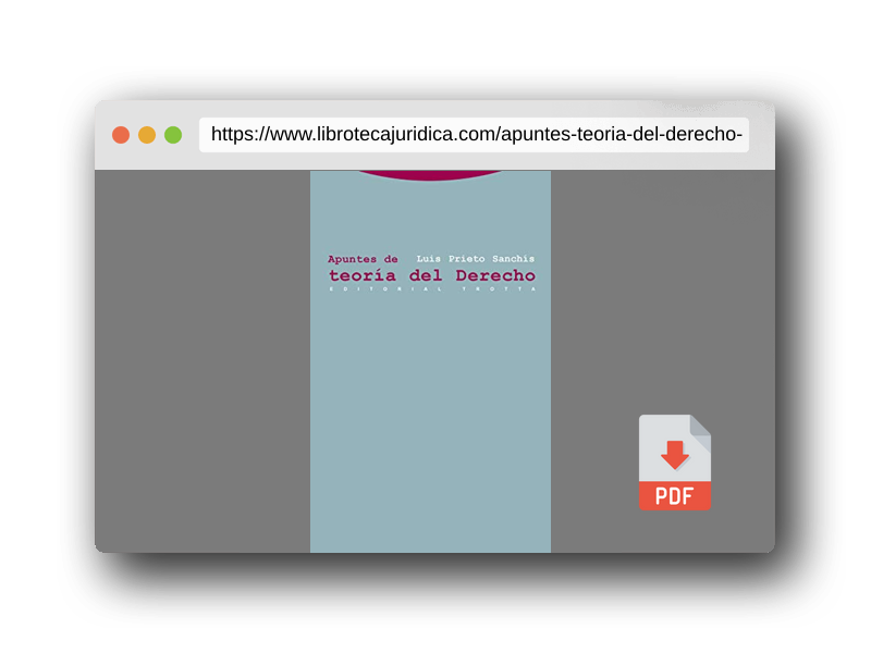 Vista previa del PDF del libro Apuntes De Teoría Del Derecho (ESTRUCTURAS Y PROCESOS - DERECHO)
