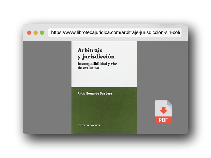 Vista previa del PDF del libro ARBITRAJE Y JURISDICCION (SIN COLECCION)