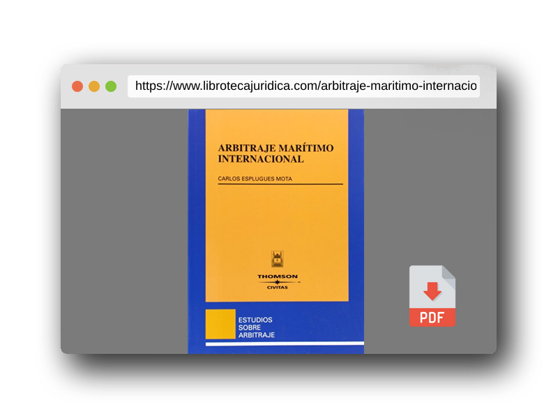 Vista previa del PDF del libro Arbitraje marítimo internacional: 4 (Estudios sobre Arbitraje)