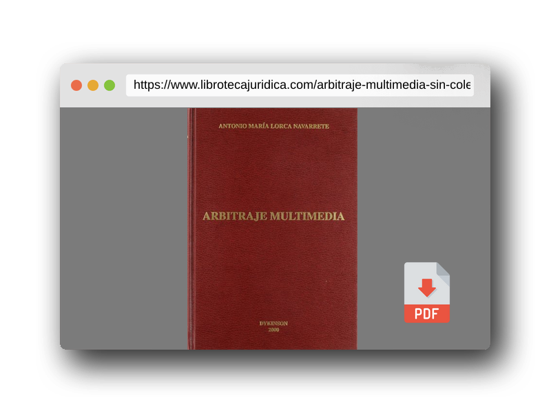 Vista previa del PDF del libro Arbitraje multimedia (SIN COLECCION)