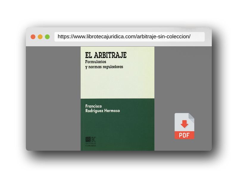 Vista previa del PDF del libro ARBITRAJE,EL (SIN COLECCION)