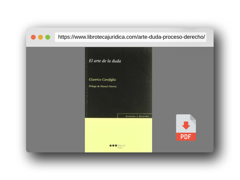 Vista previa del PDF del libro El arte de la duda (Proceso y Derecho)