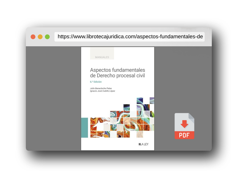 Vista previa del PDF del libro Aspectos fundamentales de derecho procesal civil (Manuales Universitarios)