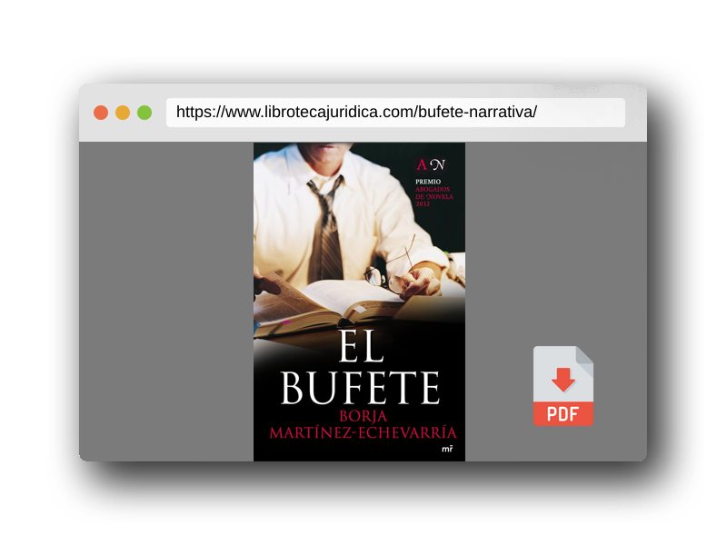 Vista previa del PDF del libro El bufete (MR Narrativa)