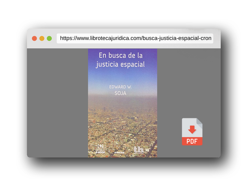 Vista previa del PDF del libro En busca de la Justicia Espacial (Crónica)