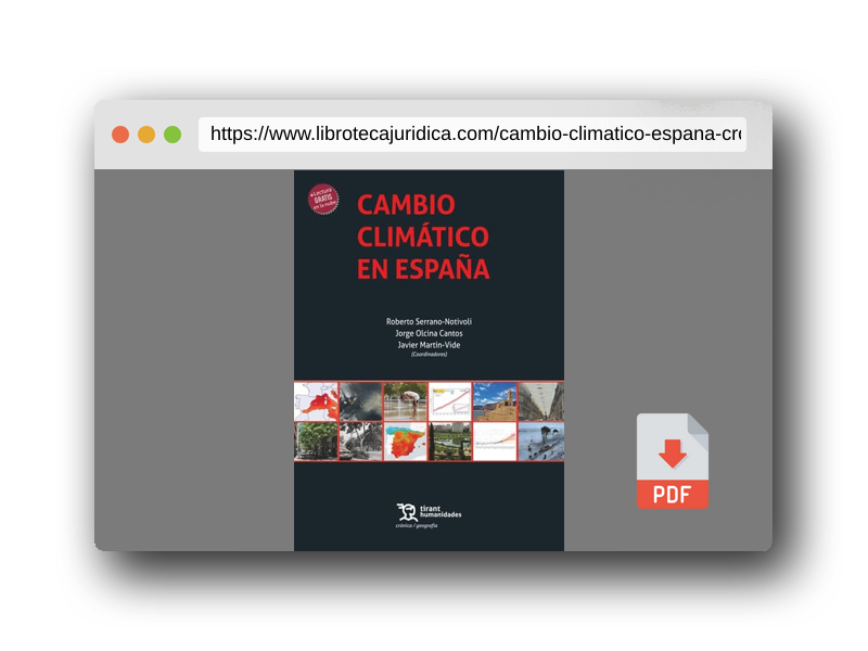 Vista previa del PDF del libro Cambio climático en España (Crónica/ Geografía)