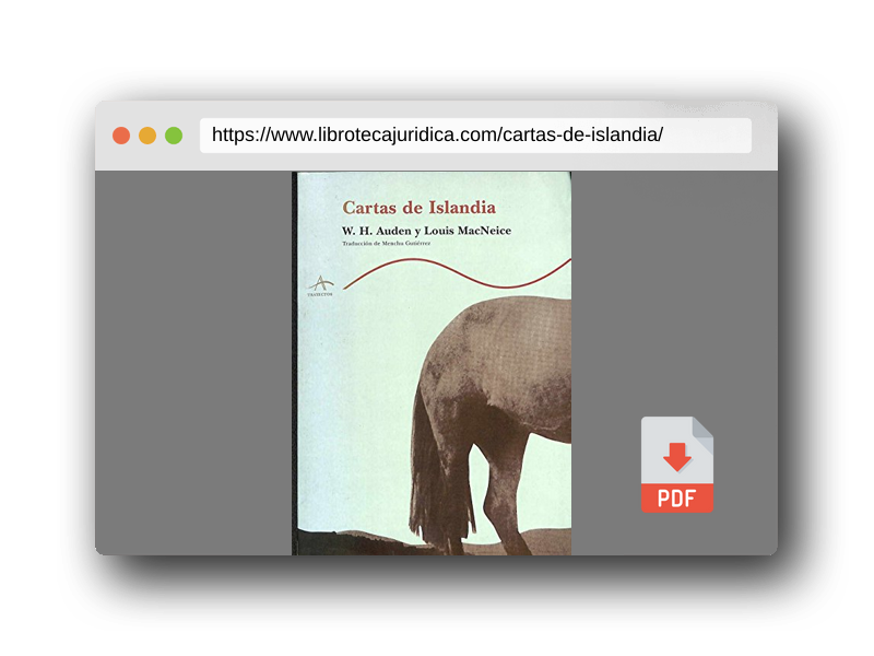 Vista previa del PDF del libro Cartas de Islandia