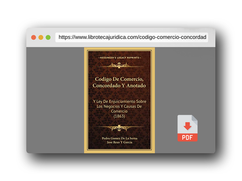 Vista previa del PDF del libro Codigo De Comercio, Concordado Y Anotado: Y Ley De Enjuiciamiento Sobre Los Negocios Y Causas De Comercio (1863)