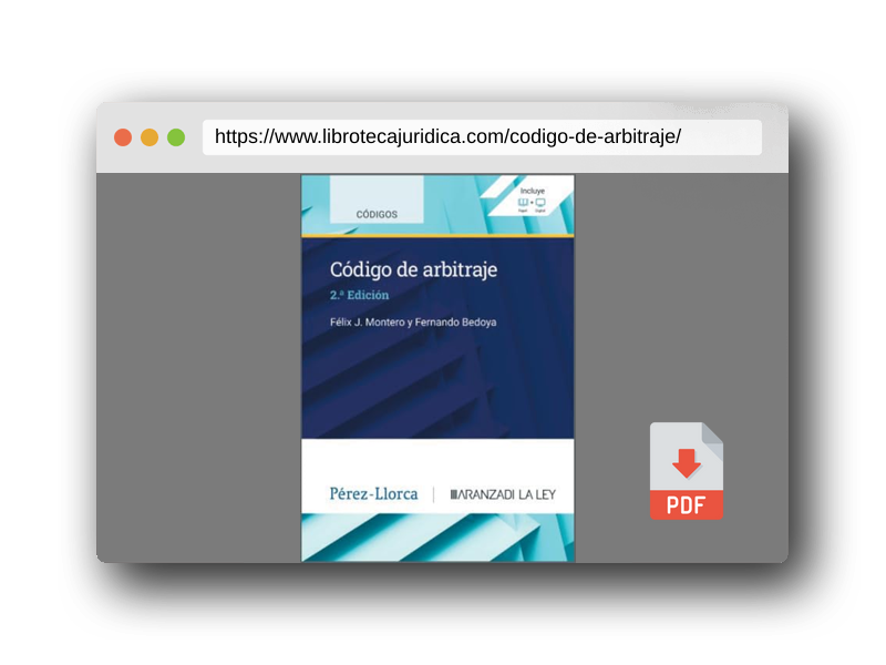Vista previa del PDF del libro CÓDIGO DE ARBITRAJE