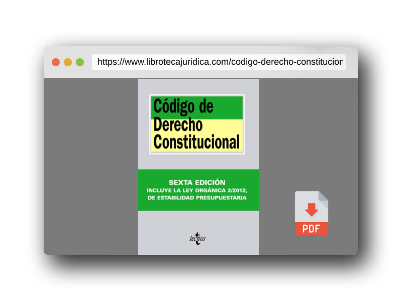 Vista previa del PDF del libro Código de Derecho Constitucional (Derecho - Biblioteca De Textos Legales)