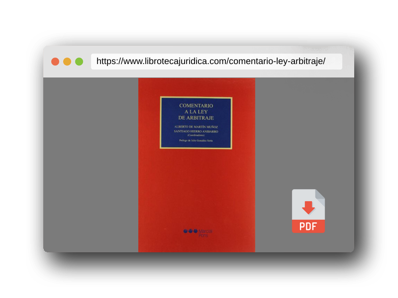Vista previa del PDF del libro Comentario A La Ley De Arbitraje