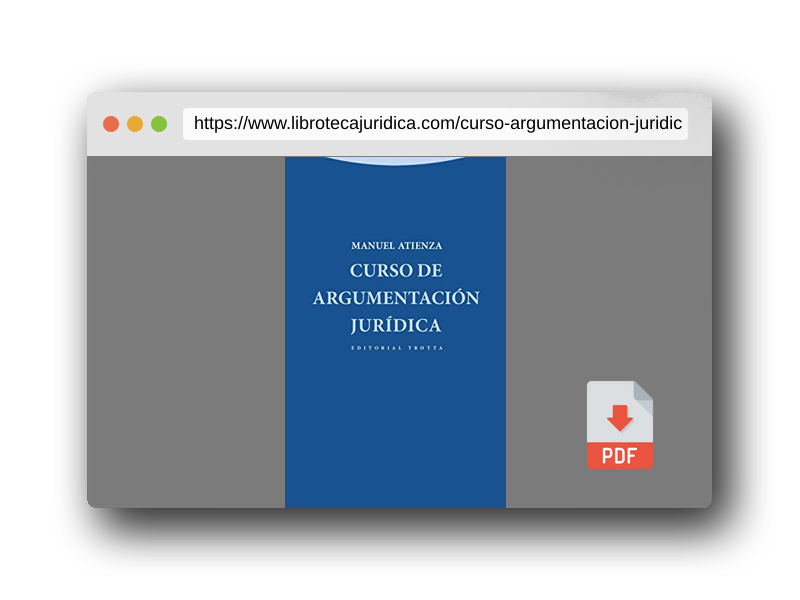 Vista previa del PDF del libro Curso De Argumentación Jurídica - 2ª Edición (Estructuras Y Procesos. Derecho)