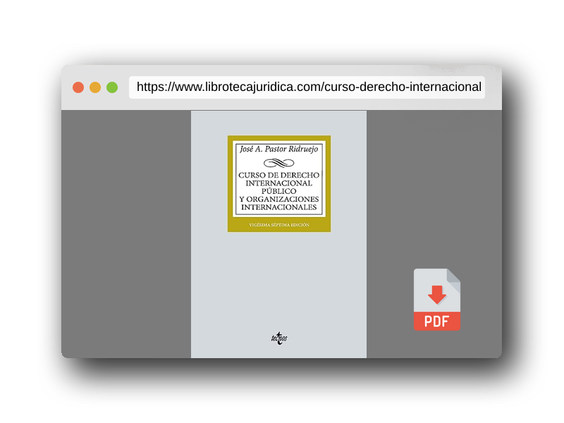 Vista previa del PDF del libro Curso de Derecho Internacional Público y de Organizaciones Internacionales (Derecho - Biblioteca Universitaria de Editorial Tecnos)