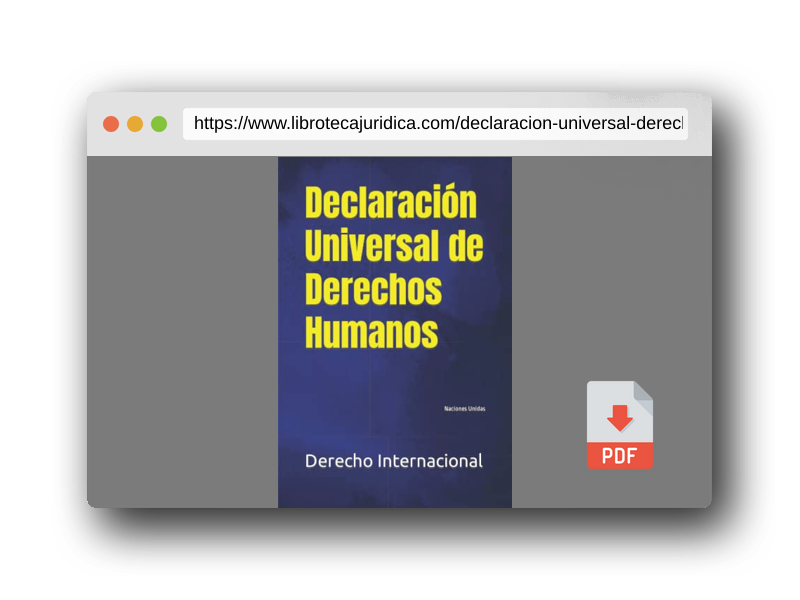 Vista previa del PDF del libro Declaración Universal de Derechos Humanos: Naciones Unidas