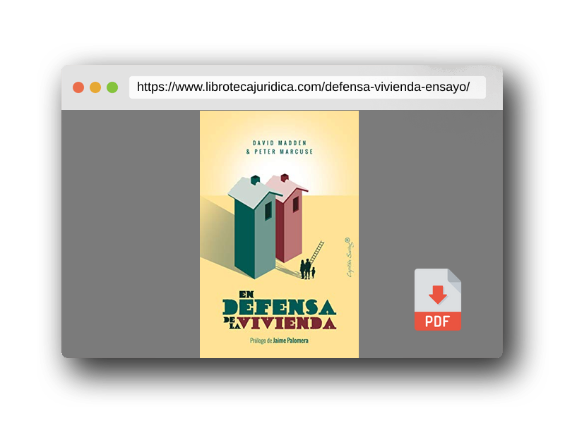 Vista previa del PDF del libro En defensa de la vivienda (ENSAYO)
