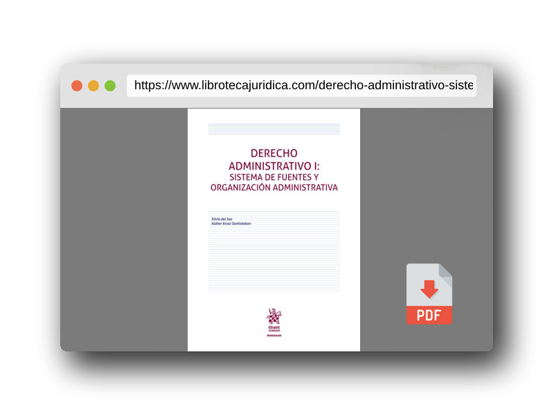Vista previa del PDF del libro Derecho Administrativo I: Sistema de fuentes y organización administrativa (Manuales de Derecho Administrativo, Financiero e Internacional Público)
