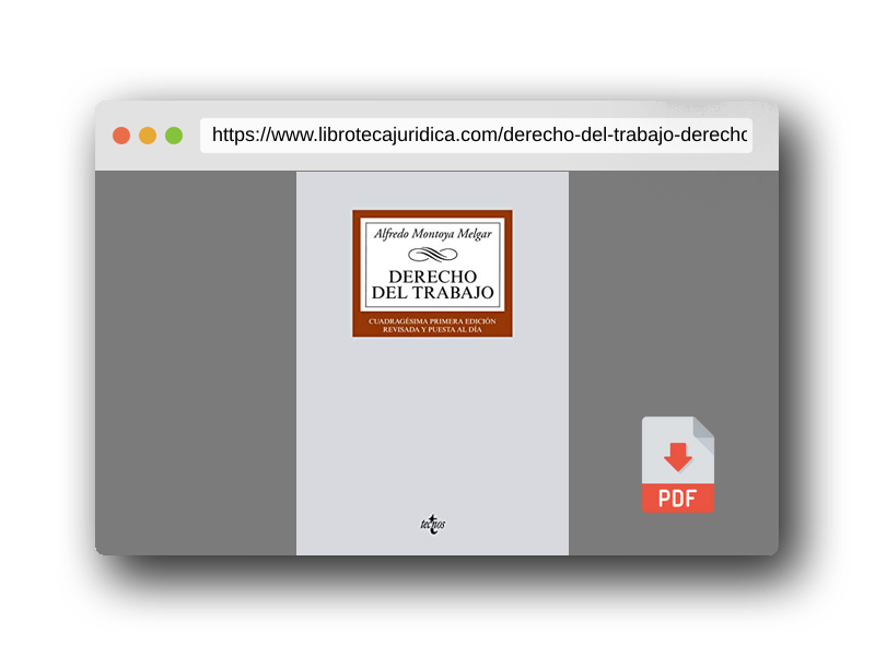 Vista previa del PDF del libro Derecho del Trabajo (Derecho - Biblioteca Universitaria de Editorial Tecnos)