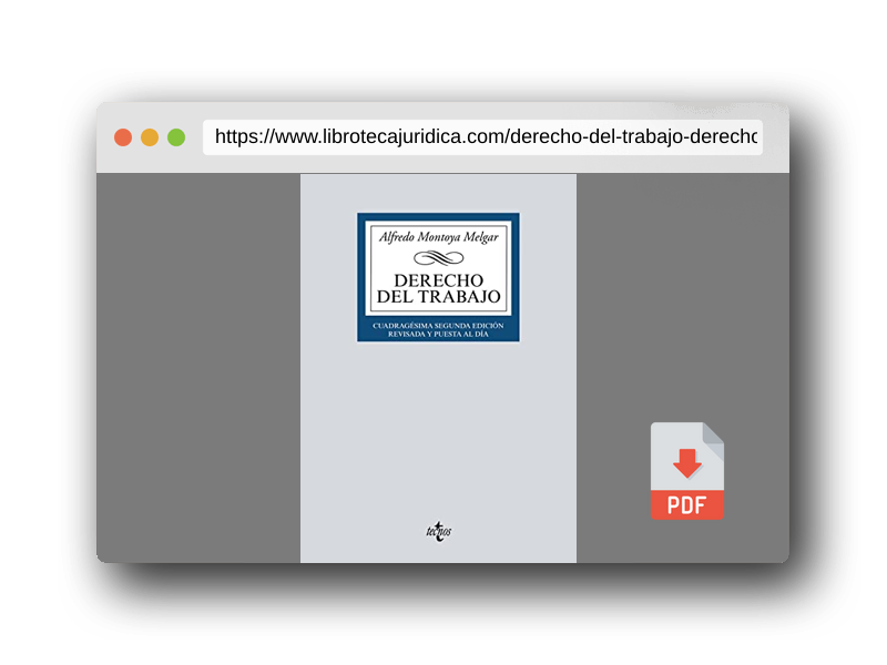 Vista previa del PDF del libro Derecho del Trabajo (Derecho - Biblioteca Universitaria de Editorial Tecnos)
