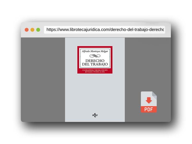 Vista previa del PDF del libro Derecho del Trabajo (Derecho - Biblioteca Universitaria de Editorial Tecnos)
