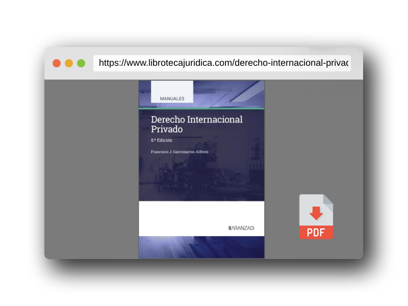 Vista previa del PDF del libro Derecho Internacional Privado (Manuales Universitarios)