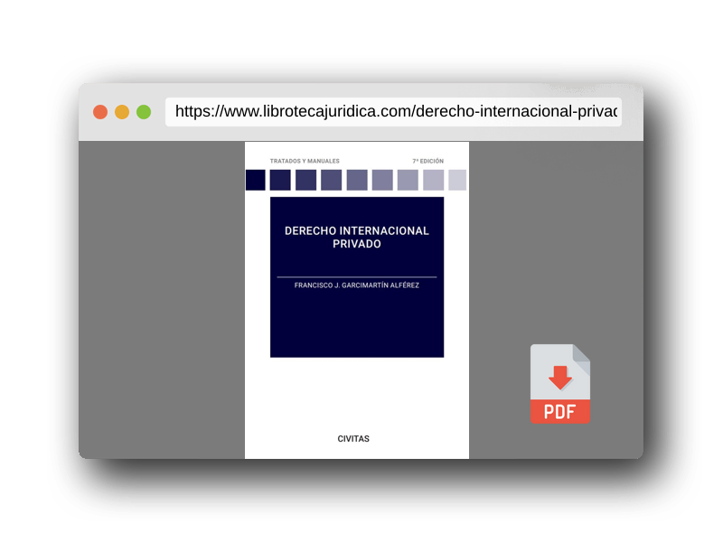 Vista previa del PDF del libro Derecho Internacional Privado (Tratados y Manuales de Derecho)