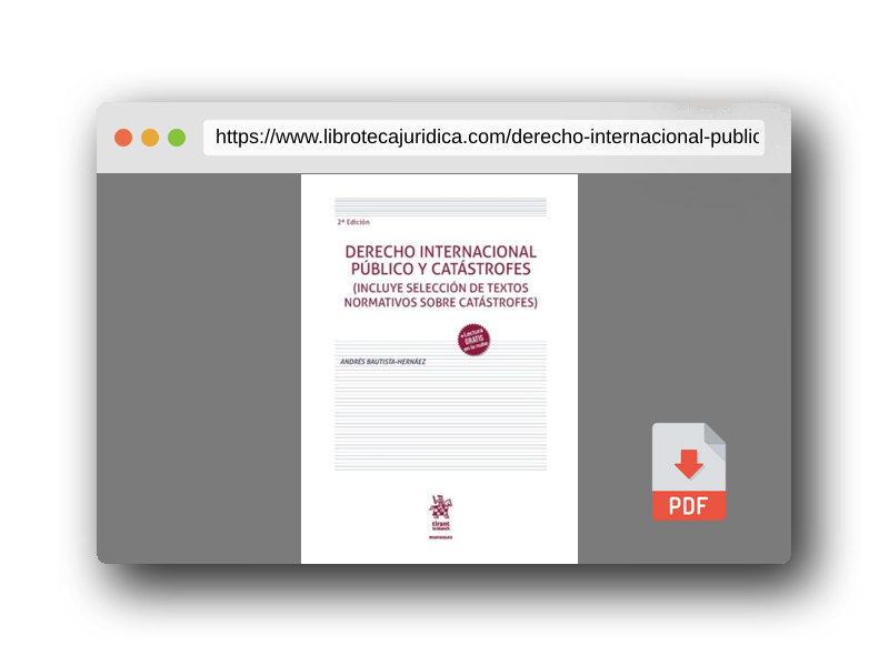 Vista previa del PDF del libro Derecho Internacional Público y Catástrofes 2ª Edición (Manuales)