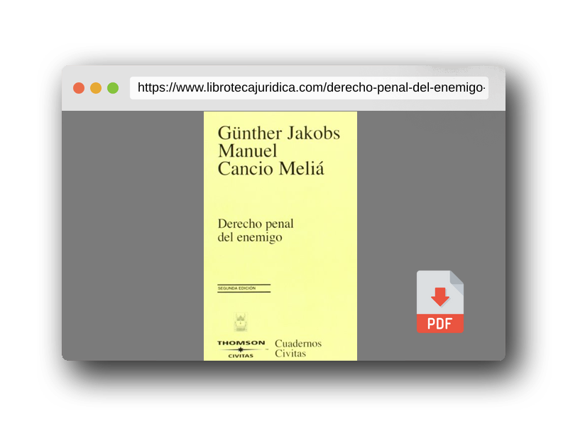 Vista previa del PDF del libro Derecho penal del enemigo (Cuadernos)