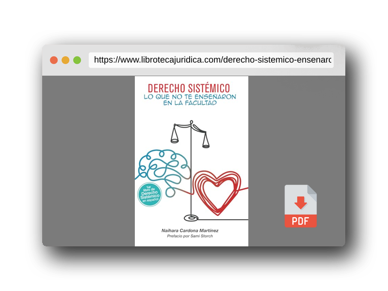 Vista previa del PDF del libro Derecho sistémico: Lo que no te enseñaron en la facultad