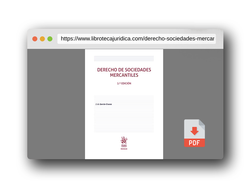 Vista previa del PDF del libro Derecho de Sociedades Mercantiles 3ª Edición (Manuales de Derecho Civil y Mercantil)