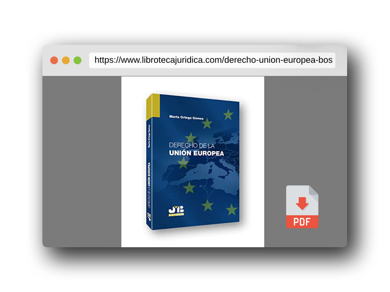 Vista previa del PDF del libro Derecho de la Unión Europea (BOSCH)