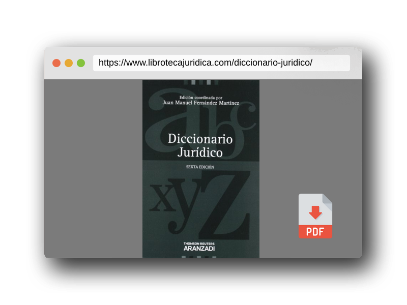 Vista previa del PDF del libro Diccionario jurídico (de la A a la Z)
