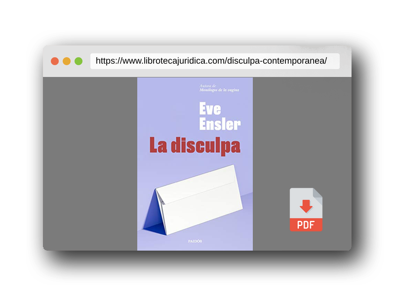 Vista previa del PDF del libro La disculpa (Contemporánea)