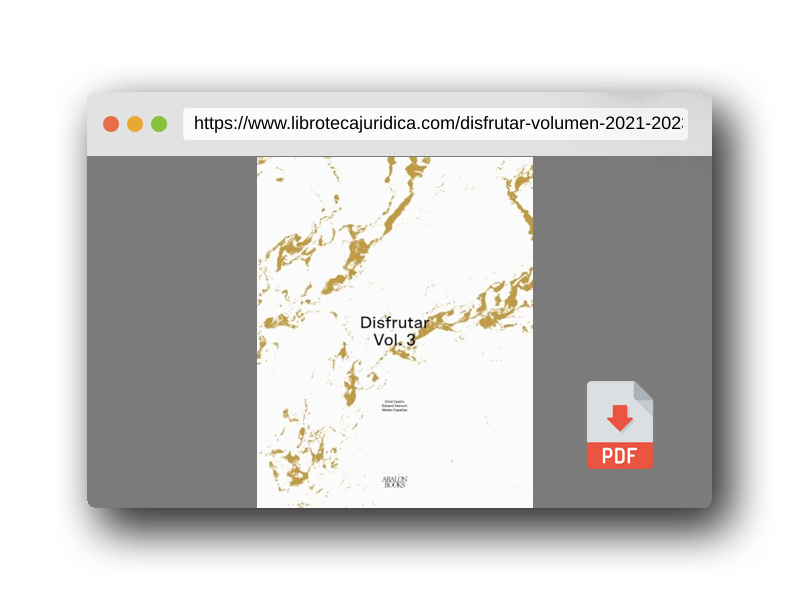 Vista previa del PDF del libro Disfrutar Volumen 3: 2021-2023