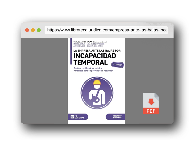 Vista previa del PDF del libro La empresa ante las bajas por incapacidad temporal