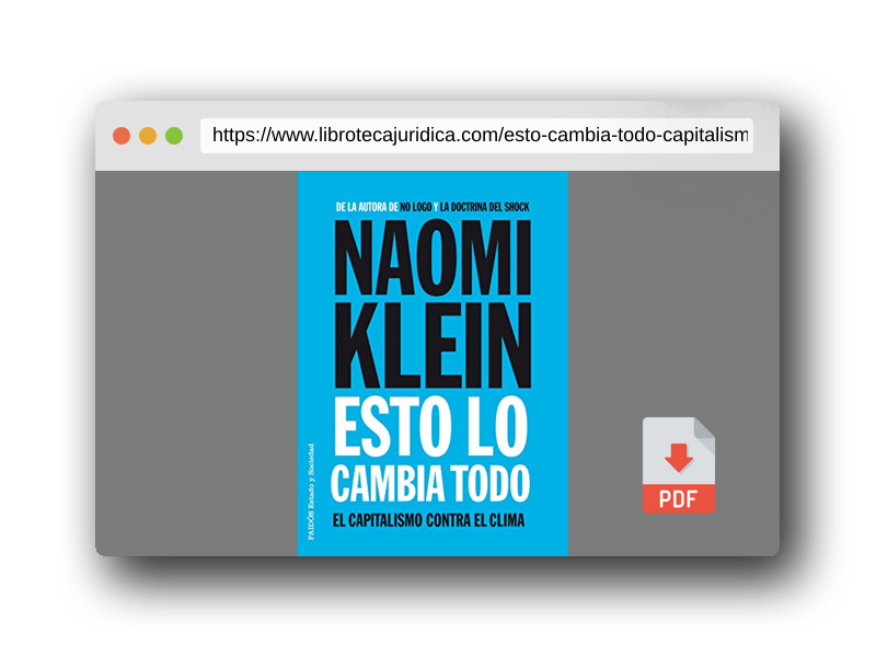 Vista previa del PDF del libro Esto lo cambia todo: El capitalismo contra el clima (Estado y Sociedad)