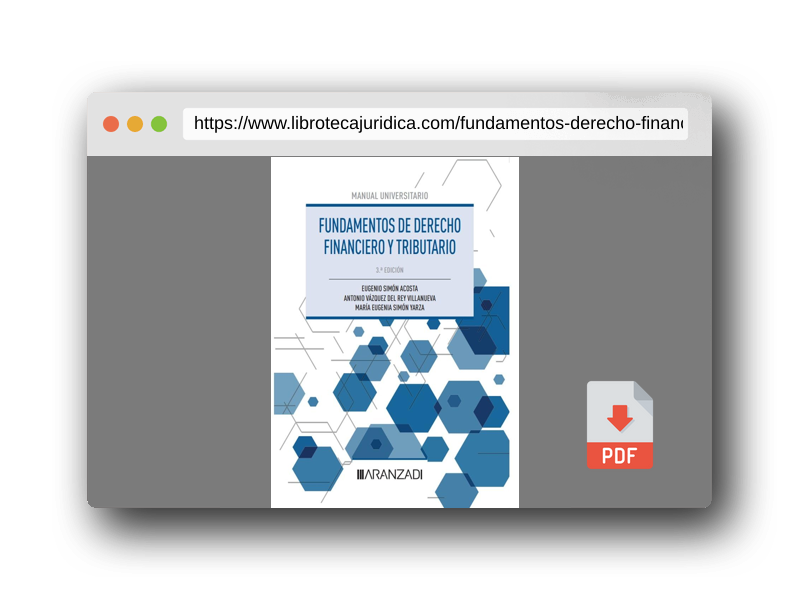 Vista previa del PDF del libro Fundamentos de Derecho Financiero y Tributario (Manuales)