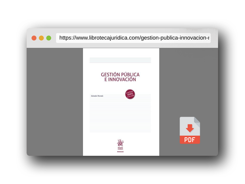 Vista previa del PDF del libro Gestión Pública e Innovación (Manuales de Derecho Administrativo, Financiero e Internacional Público)