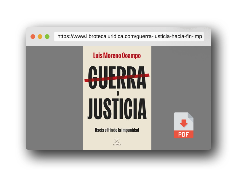 Vista previa del PDF del libro Guerra o justicia: Hacia el fin de la impunidad (NO FICCIÓN)
