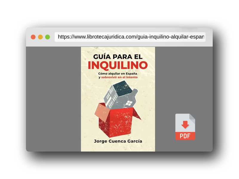 Vista previa del PDF del libro Guía para el inquilino: Cómo alquilar en España y sobrevivir en el intento