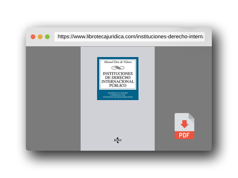 Vista previa del PDF del libro Instituciones de Derecho Internacional público (Derecho - Biblioteca Universitaria de Editorial Tecnos)