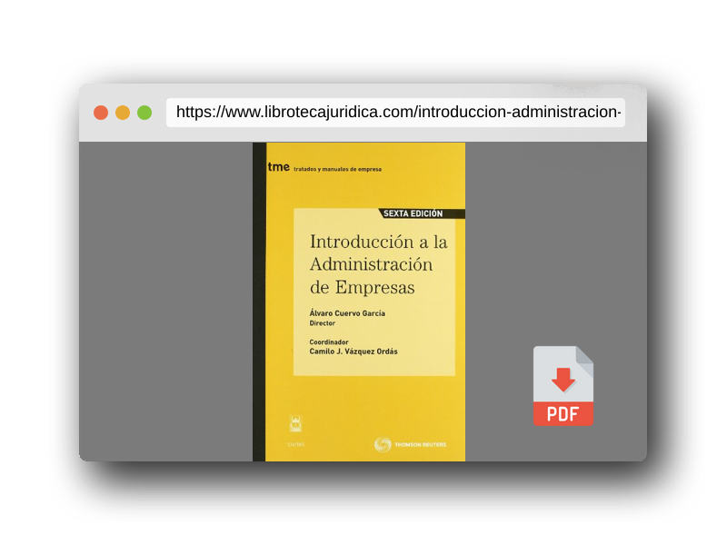 Vista previa del PDF del libro Introducción a la administración de empresas: Incluye CD (Tratados y Manuales de Empresa)