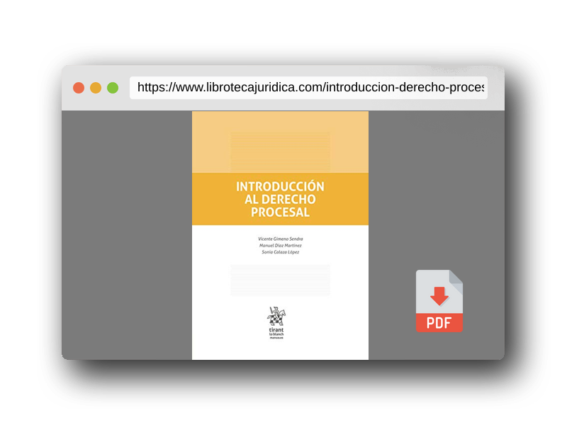 Vista previa del PDF del libro Introducción Al Derecho Procesal (Manuales de Derecho Procesal)