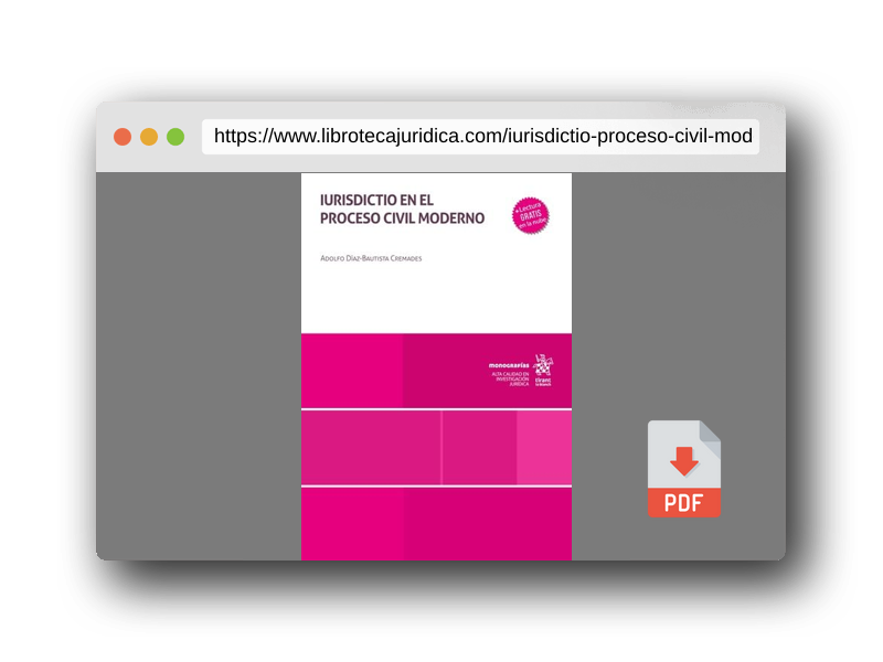 Vista previa del PDF del libro Iurisdictio en el proceso civil moderno (Monografías)