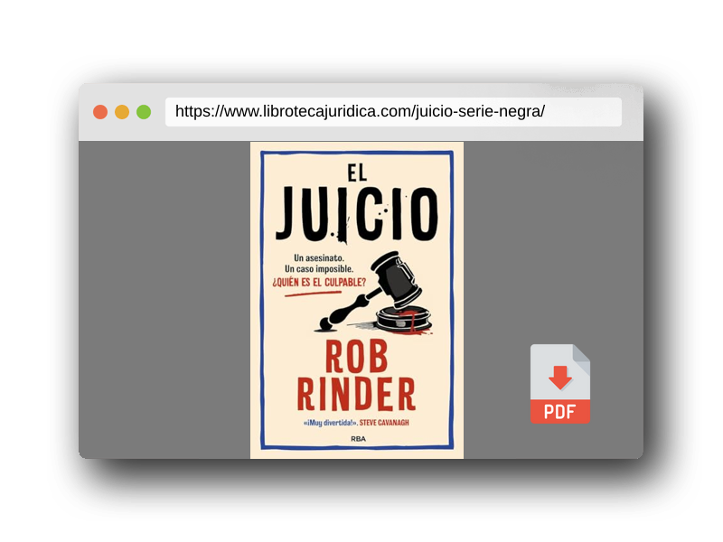 Vista previa del PDF del libro El juicio (Serie Negra)