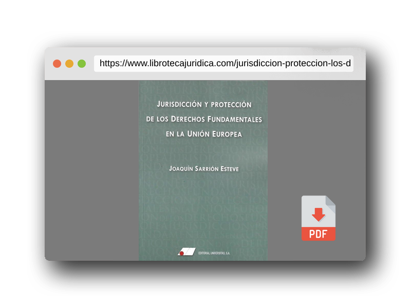 Vista previa del PDF del libro Jurisdicción y protección de los derechos fundamentales en la Unión Europea (FONDO)