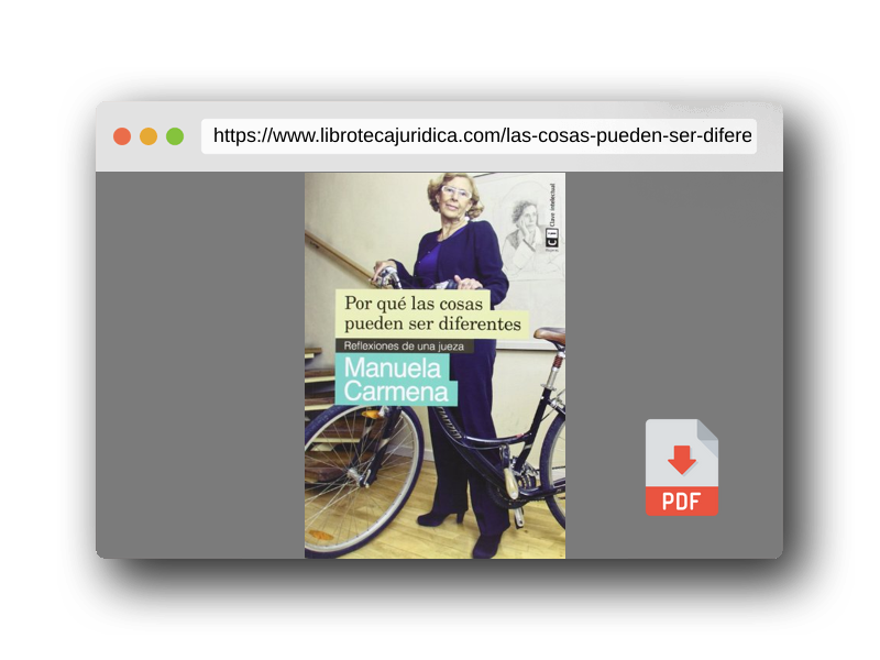 Vista previa del PDF del libro Por Qué Las Cosas Pueden Ser Diferentes: Reflexiones de una jueza (MUJERES)