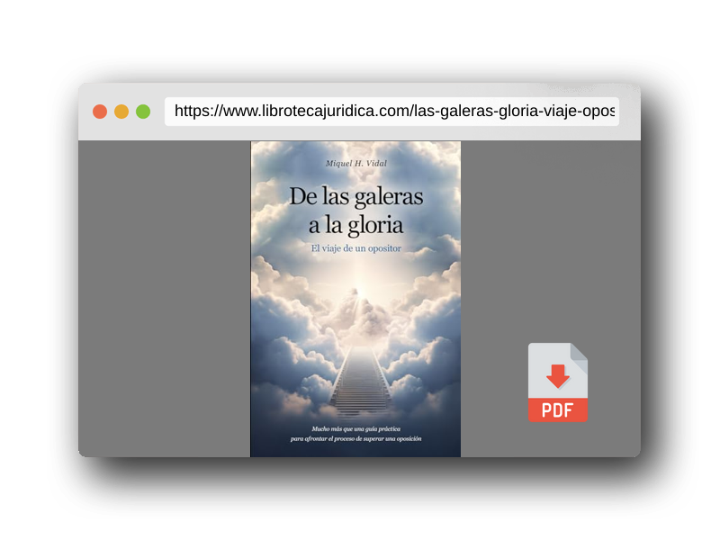 Vista previa del PDF del libro De las galeras a la gloria. El viaje de un opositor