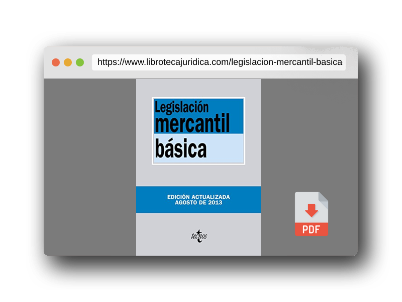 Vista previa del PDF del libro Legislación mercantil básica (Derecho - Biblioteca de Textos Legales)