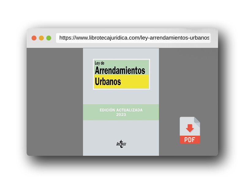 Vista previa del PDF del libro Ley de Arrendamientos Urbanos (Derecho - Biblioteca de Textos Legales)
