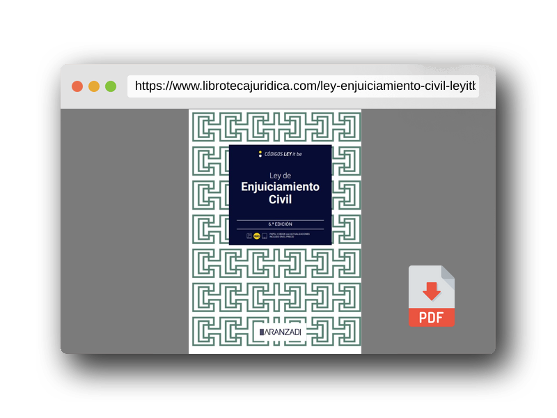 Vista previa del PDF del libro Ley de Enjuiciamiento Civil (LeyItBe) (Código Básico)